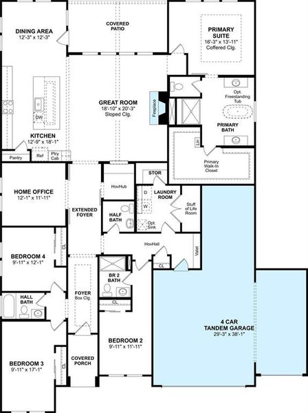 The Glasgow floor plan by K. Hovnanian Homes. 1st Floor Shown. *Prices, plans, dimensions, features, specifications, materials, and availability of homes or communities are subject to change without notice or obligation.