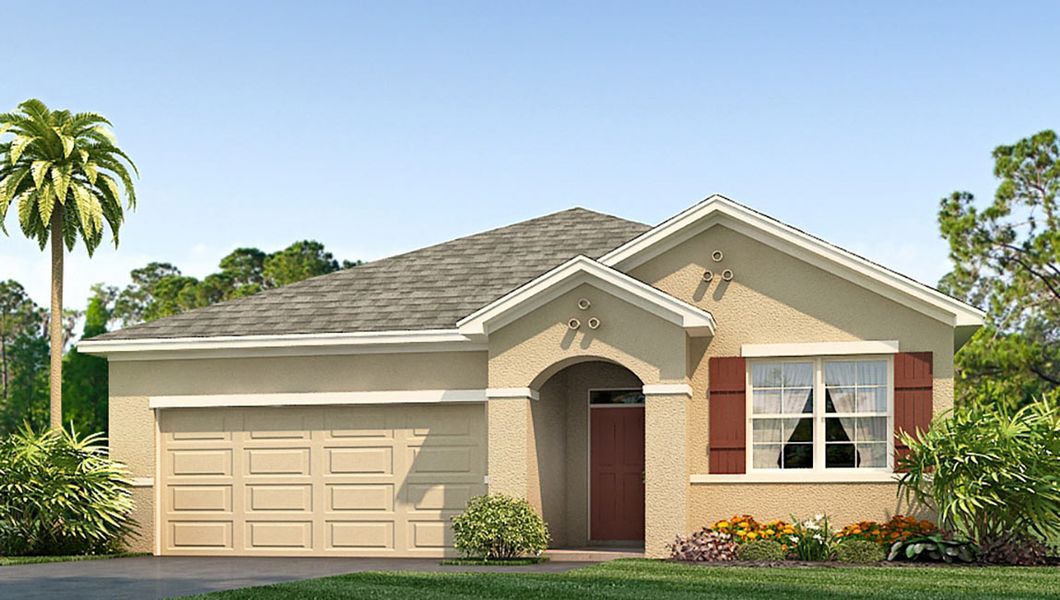 New construction Single-Family house Aria, 35707 Durand Court, Zephyrhills, FL 33541 - photo