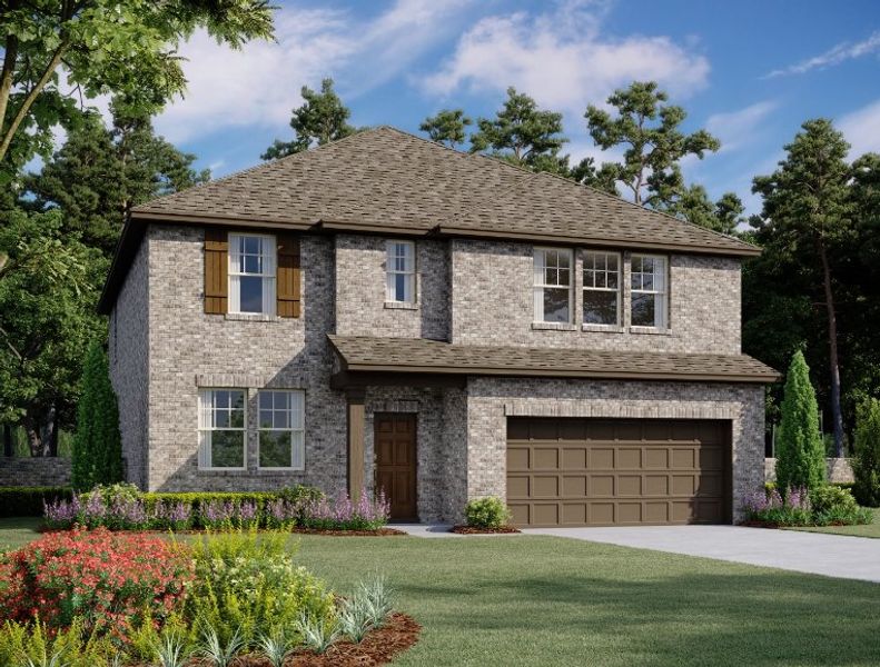 New construction Single-Family house 1694 Gracehill Way, Forney, TX 75126 Caldwell Homeplan- photo