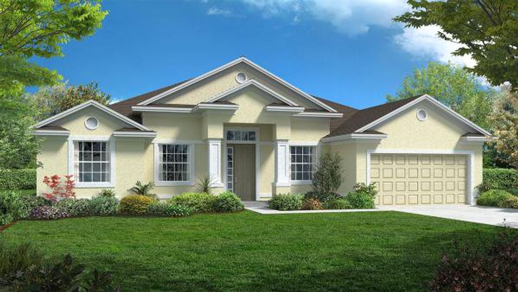 New construction Single-Family house The Rockingham II, Dismuke Drive, Lakeland, FL 33812 - photo