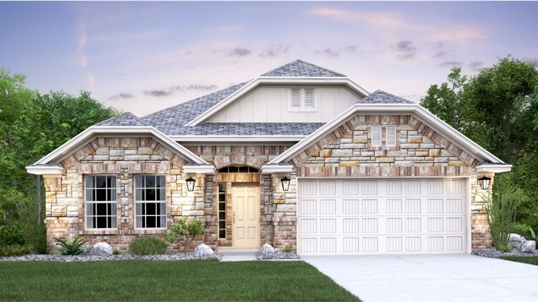 New construction Single-Family house Rosso, 6014 Angel Place, Seguin, TX 78155 - photo