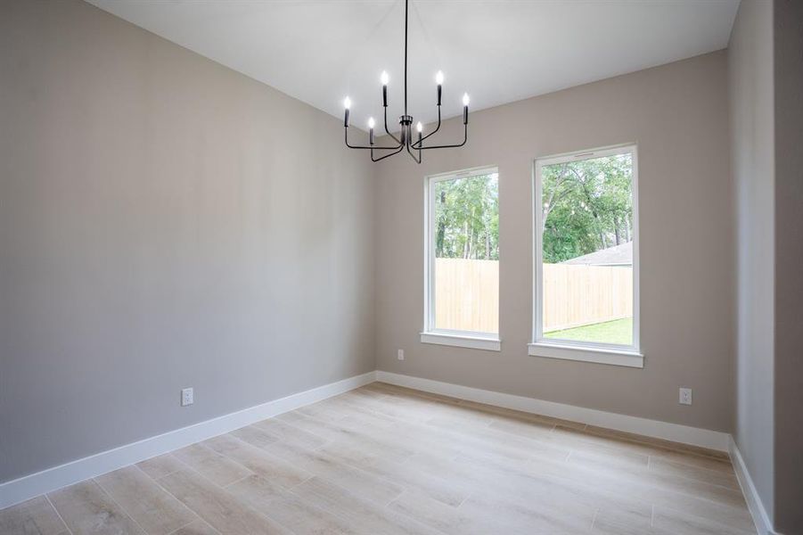 Dining room area.