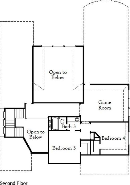 Includes Master Bath Suite Option, Optional Stair Parts, 8' Front Door Option (May Change WindowsPer Plan)