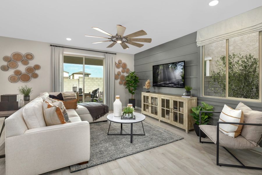 Great Room | Clementine | Mandarin at Citrus Park | New Homes in Goodyear, AZ | Landsea Homes