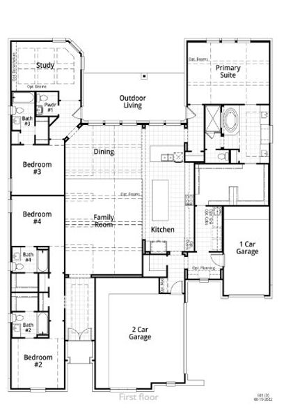 New construction Single-Family house 601 Plan, 1811 Kyle Court, Prosper, TX 75078 - photo