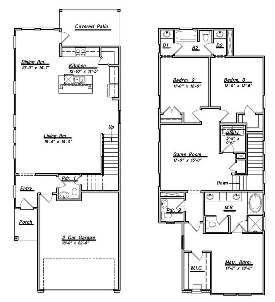 New construction Single-Family house Floor Plan 2620, 24705 Sonora Crescent Circle, Huffman, TX 77336 - photo