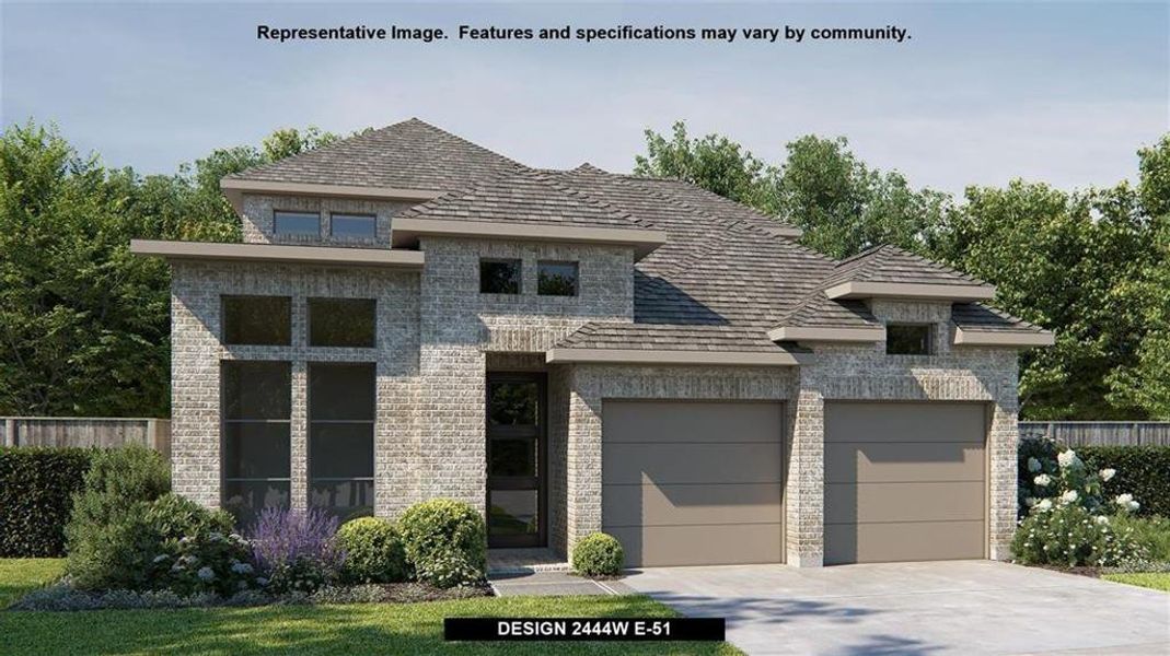 New construction Single-Family house 305 Dycus Bnd, Liberty Hill, TX 78642 Design 2444W- photo