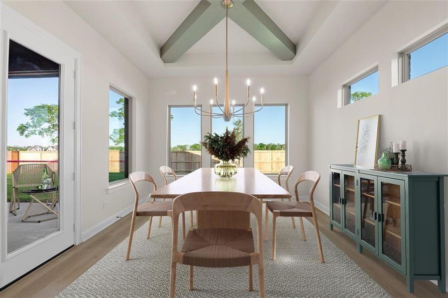 Virtual Staging  Dining Room