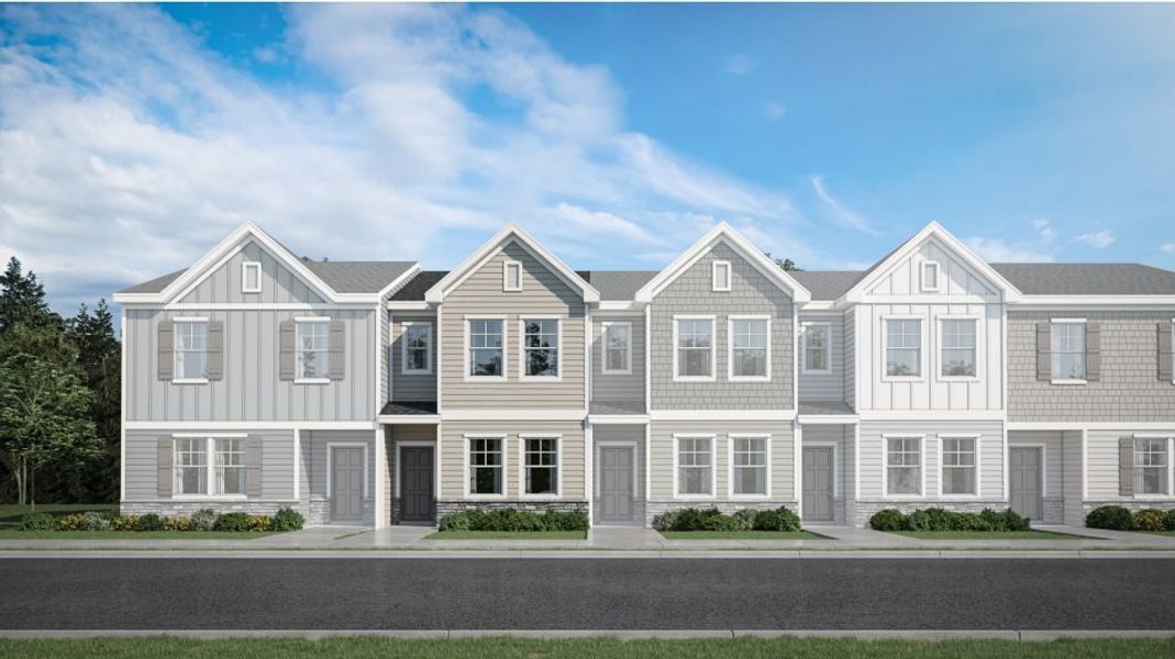 New construction Townhouse house 5055 Microcline Trail, Raleigh, NC 27610 Meredith- photo