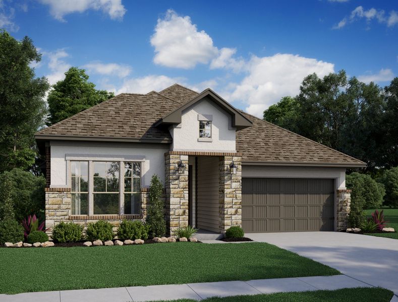 New construction Single-Family house 1753 Settlers Glen Drive, Round Rock, TX 78665 Foss- photo