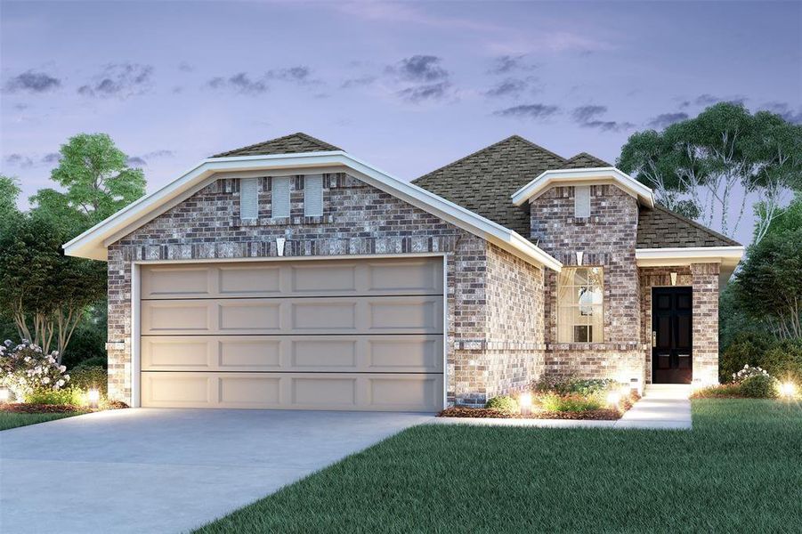 New construction Single-Family house 23103 Grosse Pointe Drive, Tomball, TX 77375 Jackie II- photo