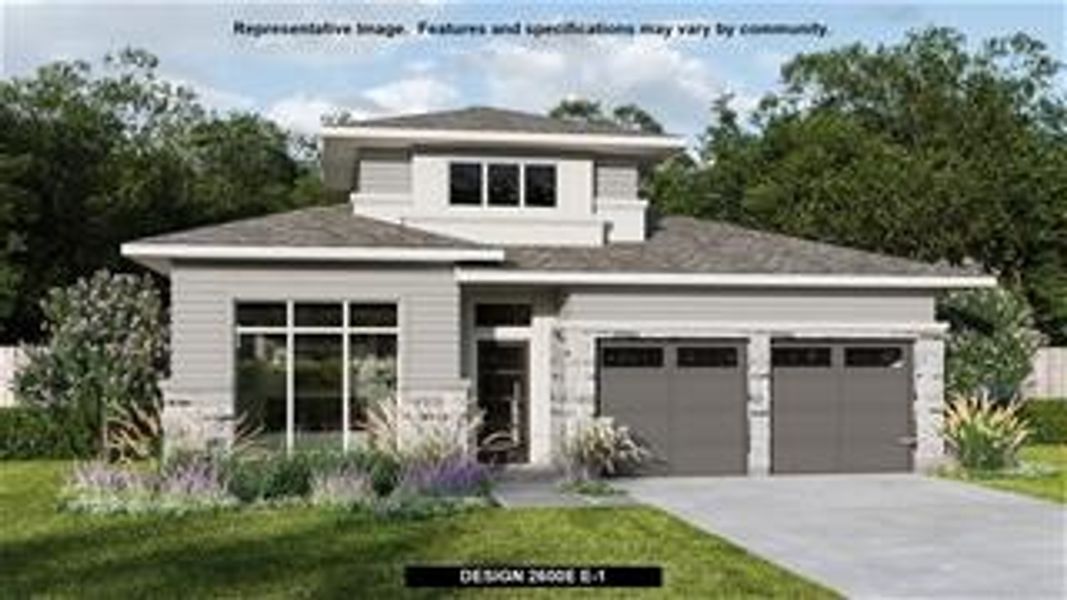 New construction Single-Family house Design 2600E, 222 Navarro, Boerne, TX 78006 - photo