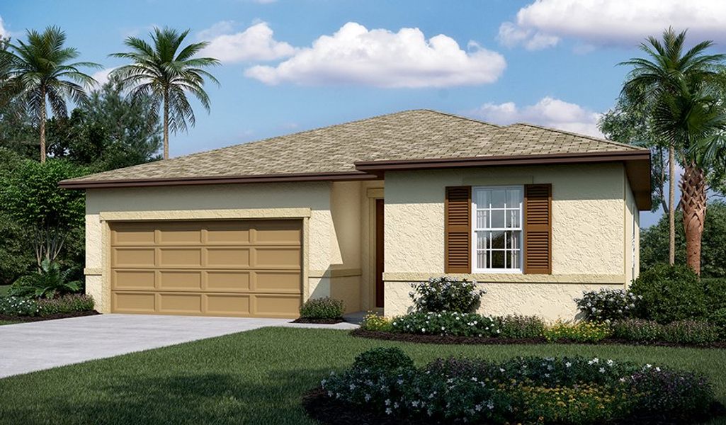 New construction Single-Family house Amethyst, 280 Hilltop Bloom Loop, Haines City, FL 33844 - photo