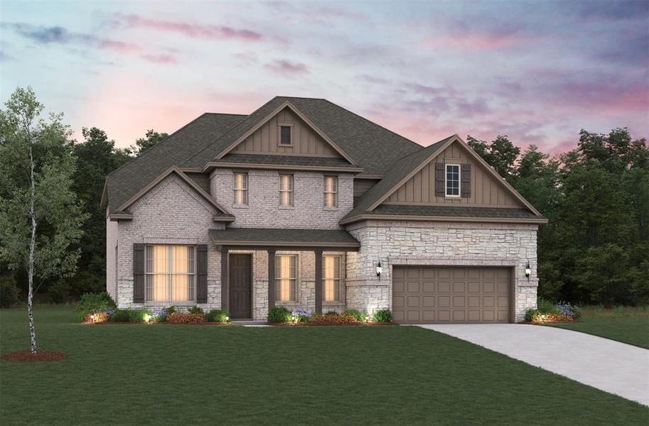 Beazer Homes Enclave at Legacy Hills Madison. This is not an actual photo of the home but is an actual photo of the Madison floorplan.