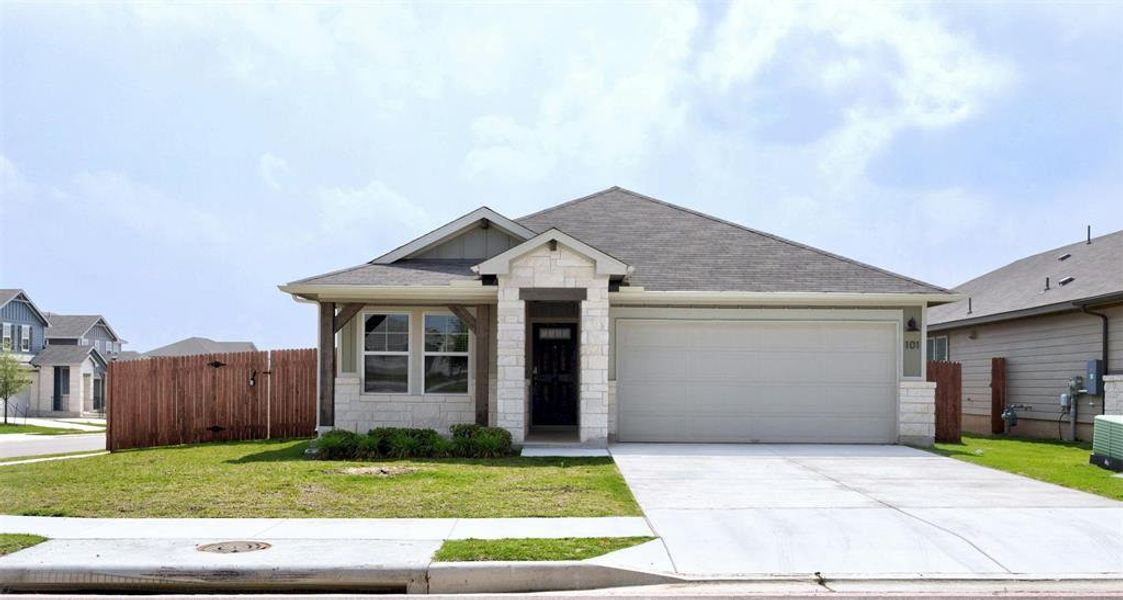 New construction Single-Family house 101 Canter Dr, Liberty Hill, TX 78642 - photo