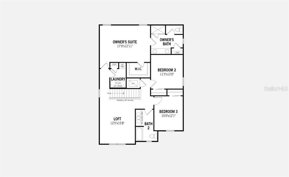 Bluespring Floorplan - Second Floor