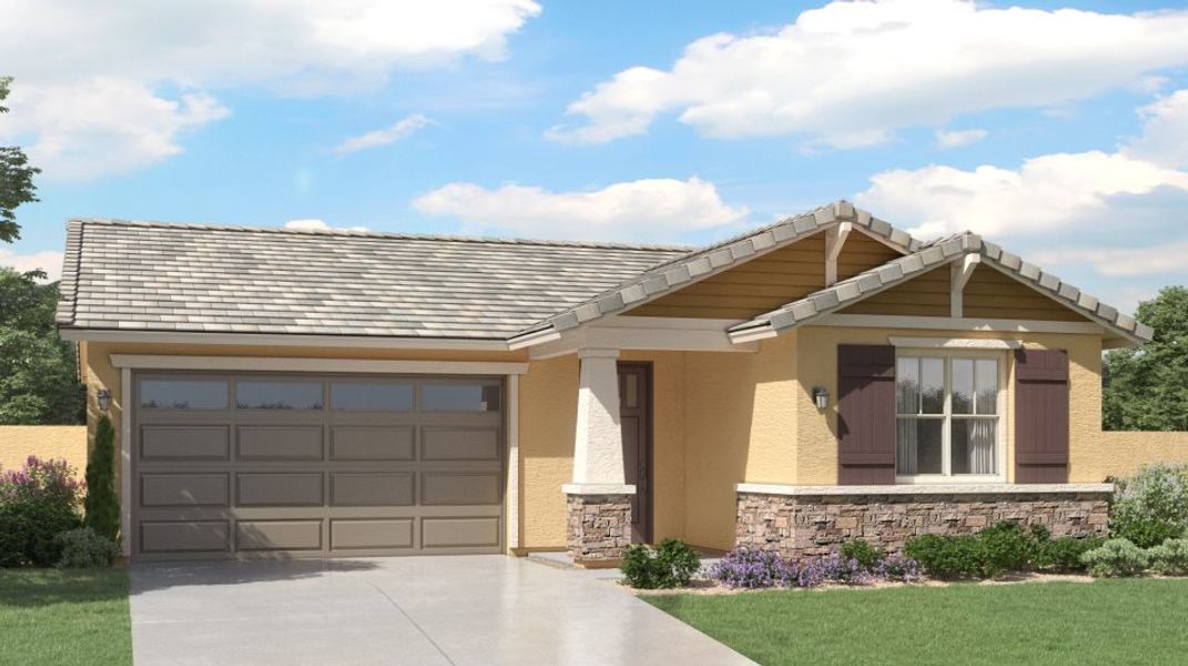 New construction Single-Family house Sage Plan 4022, 640 S. Olympic Drive, Gilbert, AZ 85296 - photo