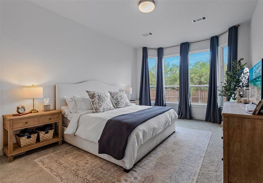 Bedroom featuring carpet floors