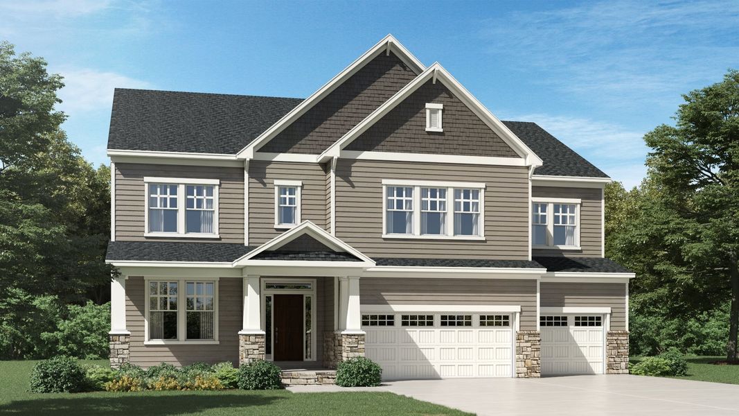 New construction Single-Family house Jennings III, 125 Randleman Court, Holly Springs, NC 27540 - photo