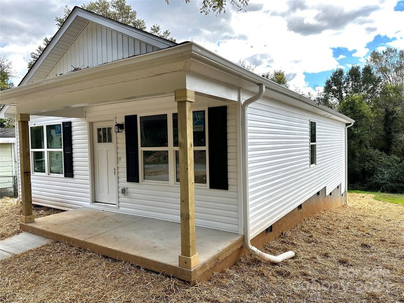 Covered front porch