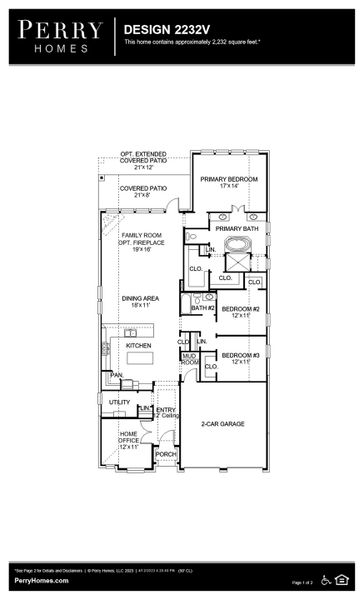 New construction Single-Family house 113 Old Ridge Lane, Boerne, TX 78006 Design 2232V- photo