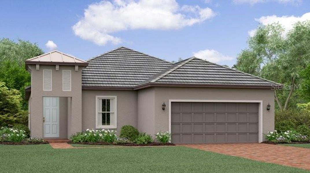 New construction Single-Family house 10458 Banyan Breeze Boulevard, Land O' Lakes, FL 34638 Splendor II- photo