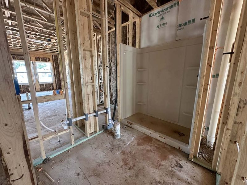 Guest Retreat Bathroom Construction Progress