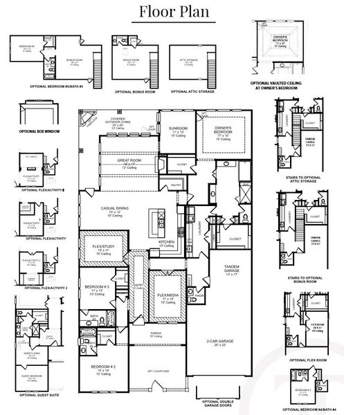 New construction Single-Family house Plan 5521, 4210 Old Rosebud Lane, Prosper, TX 75078 - photo