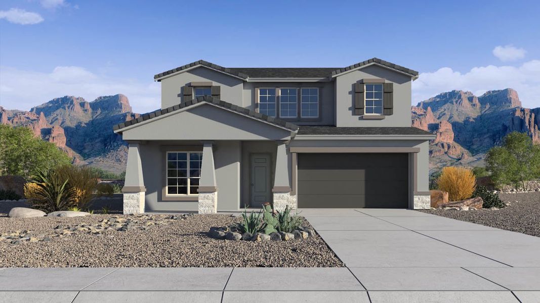 New construction Single-Family house 5944 E Sinclair St, Phoenix, AZ 85054 Miraval- photo