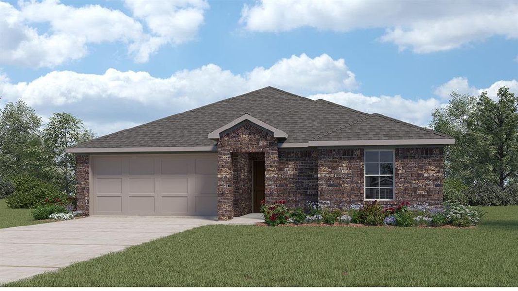 New construction Single-Family house 2421 Burleson Road, Sherman, TX 75090 1258 Hale- photo