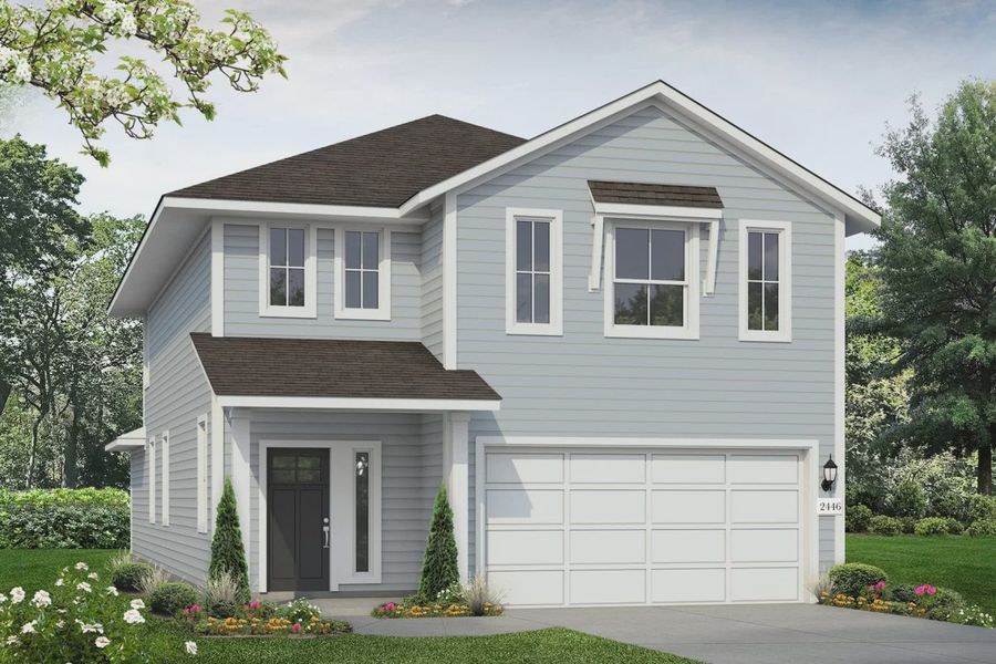 New construction Single-Family house Hymeadow 2446, 441 Delta Crescent, Maxwell, TX 78656 - photo