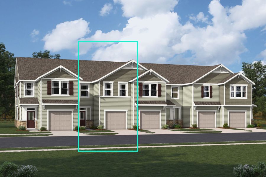 Adriana Craftsman II Elevation rendering