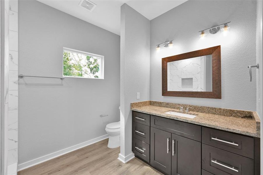 Primary Bathroom with walk in shower