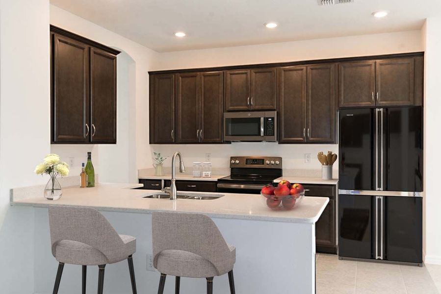 Juno new construction home plan kitchen by William Ryan Homes Tampa