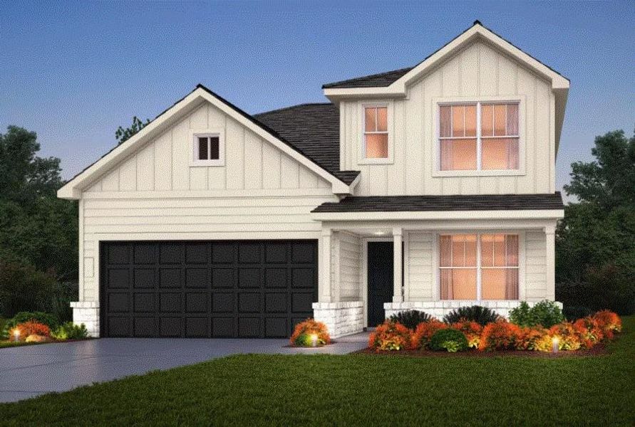 Pulte Homes, Dinero elevation HC201, rendering