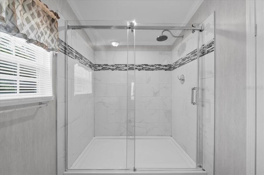Large Tile Shower