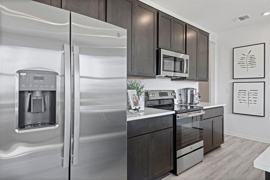 Stainless Features in Kitchen