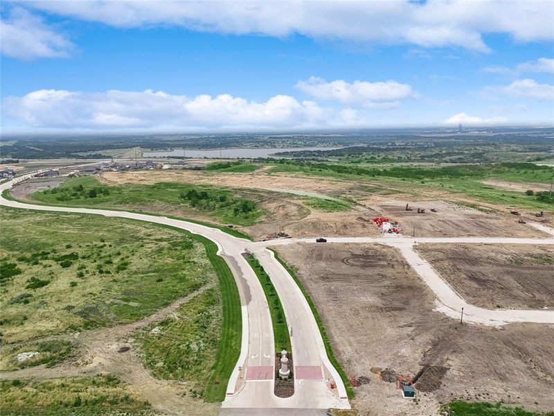 Bird's eye view featuring a rural view