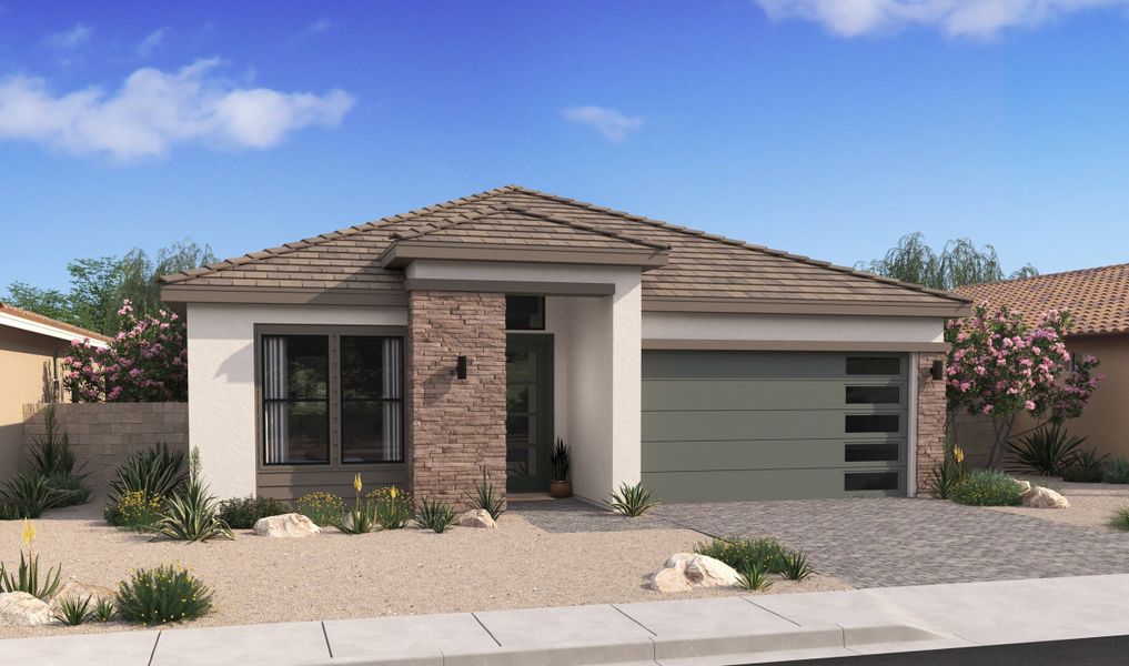 New construction Single-Family house Warren,  Ironwood Rd. & Pima Rd, San Tan Valley, AZ 85140 - photo