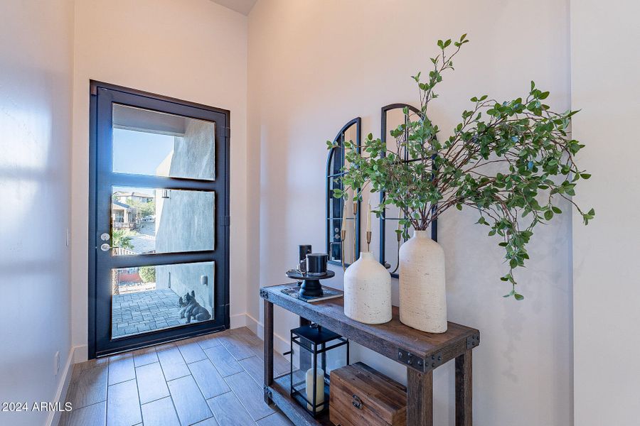 Light and bright foyer