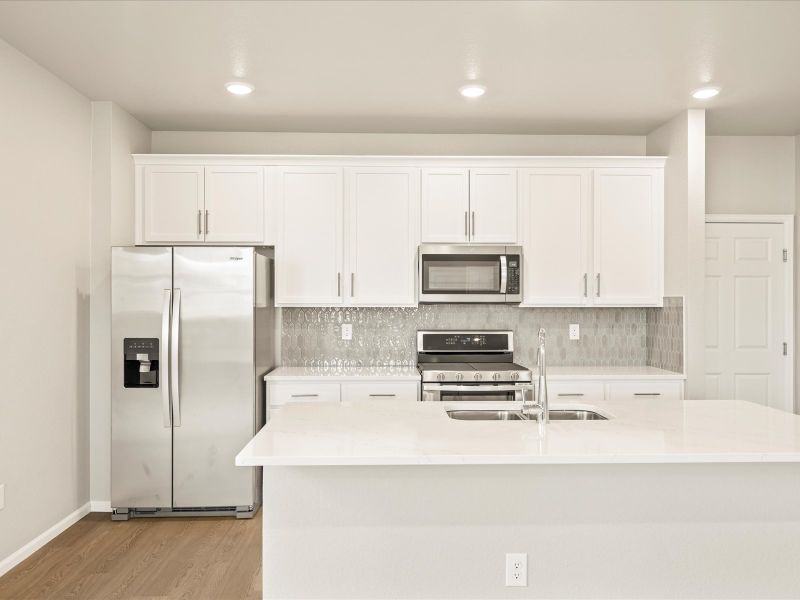 The Breckenridge floorplan interior image taken at a Meritage Homes community in Berthoud, CO.