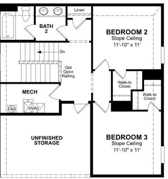 Beazer Homes Wildflower Alpine plan