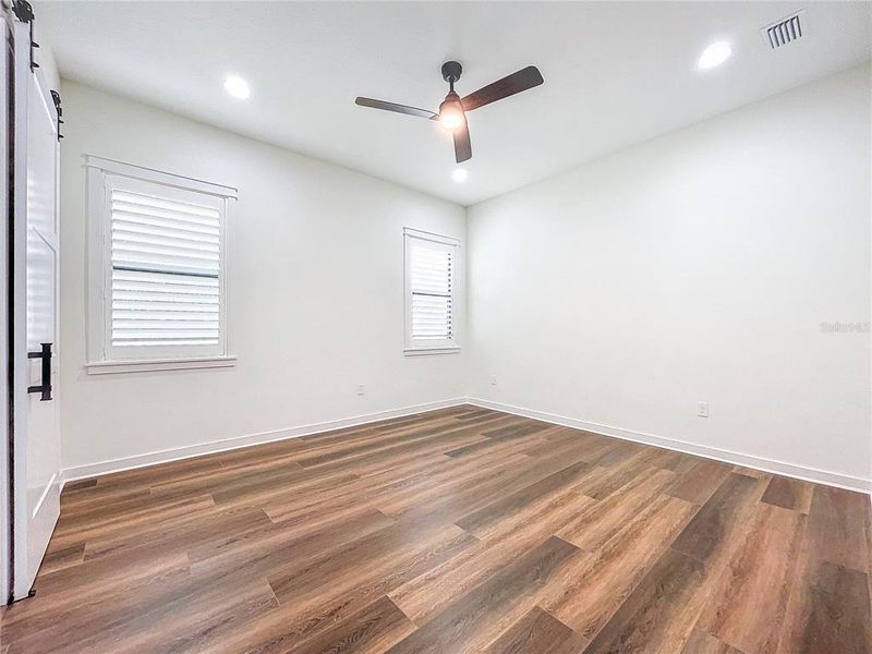 Owners Suite with Plantation Shutters