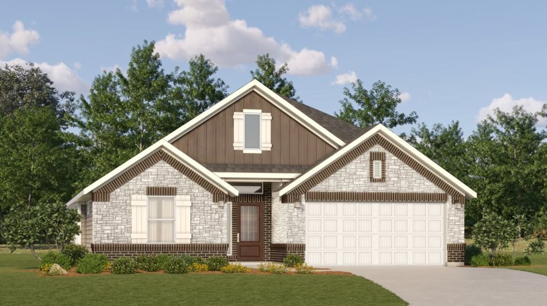 New construction Single-Family house 5850 Musquiz Ridge, Seguin, TX 78155 Gilson- photo