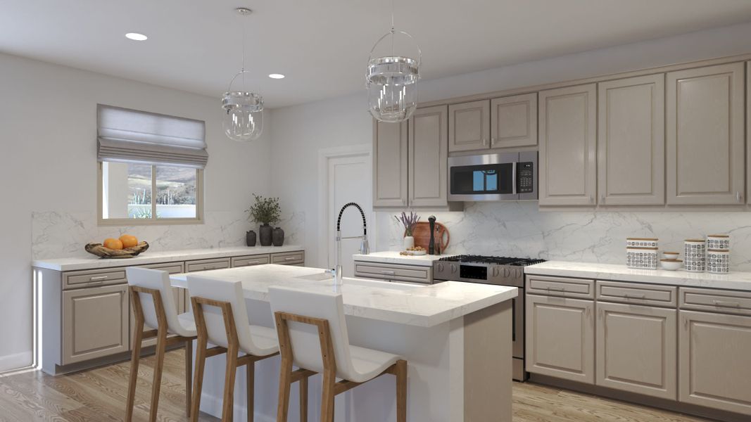 Kitchen | Wrightson | Bentridge – Peak Series | New Homes in Buckeye, AZ | Landsea Homes