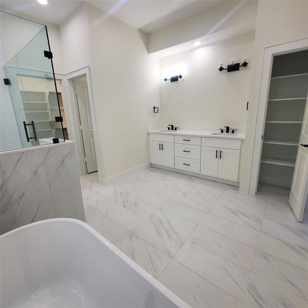 Expansive primary bath