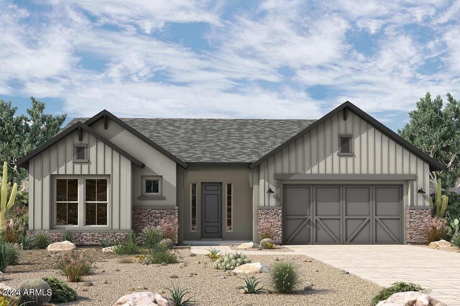 New construction Single-Family house 32480 N 134Th Lane, Peoria, AZ 85383 The Sugarloaf- photo