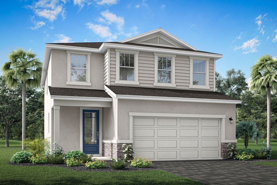 New construction Single-Family house Blue Spring, 5873 Timberdale Ave, Wesley Chapel, FL 33545 - photo