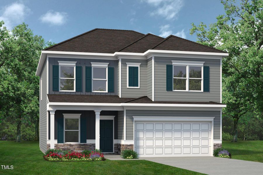 New construction Single-Family house 46 Oriental Street, Angier, NC 27501 The Coleman- photo