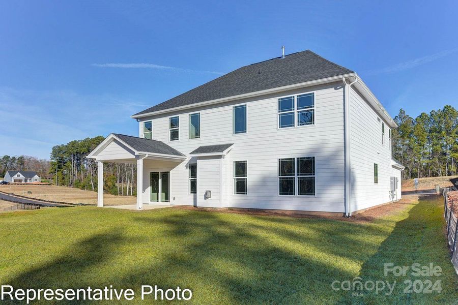 Homesite 06 features a covered porch